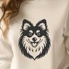 Unique Shetland Sheepdog In SVG For Free Download