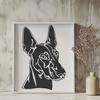 Beautiful Doberman Pinscher - Procreate PDF Free Download