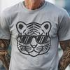 Stunning Tiger Wearing Sunglasses SVG