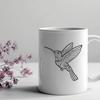 Stunning Flying Hummingbird - SVG