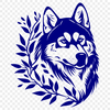 Beautiful Dog Illustration In DXF For Free Download