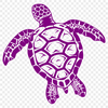 Creative Sea Turtle In SVG, PNG, PDF And DXF File Formats - Free