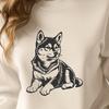 Beautiful Shiba Inu - Laser PNG