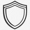 A stylized shield icon made from vector shapes.