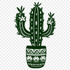 Beautiful Cactus DXF - Free Commercial Use Download