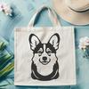 Beautiful Welsh Corgi - Laser Engraver DXF