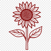 Free Stunning Sunflower - Free SVG Download, Commercial Use