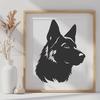 Dog Illustration In SVG, PNG, PDF And DXF Formats