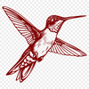 Hummingbird In DXF