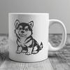 Cute Shiba Inu - Laser Engraver DXF