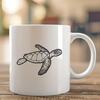 Unique Sea Turtle - Laser Engraver SVG