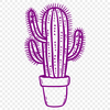 Stunning Cactus In SVG For Free Download