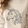 Free Unicorn In DXF Format - Free Download