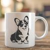 Sitting Corgi Vector Craft File