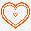 Free Love Heart Stencil In DXF For Free Download