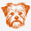 Free Beautiful Morkie Decal