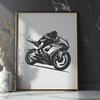 Free Unique Motorcycle Clip Art DXF - Commercial Use