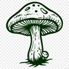 Mushroom In PNGs - Free Commercial Use License