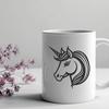 Beautiful Unicorn - Cricut DXF