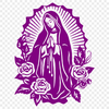 Ornate Our Lady Of Guadalupe DXF - Free Commercial Use Download