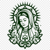 Free Beautiful Virgin Mary Vector Image