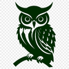 Perched Owl Stencil