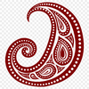 Paisley Digital Art In SVG, PNG, PDF And DXF Formats