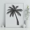 Palm Tree Printable Artwork In SVG, PNG, PDF And DXF Formats