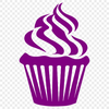 Free Artistic Cupcake Vector Illustration