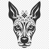 Free Creative Doberman Pinscher Vector Illustration