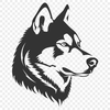 Stunning Dog Illustration In SVG For Free Download