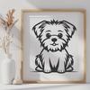 Unique Morkie Vector Image PNG - Free Download