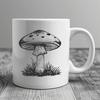 Stunning Mushroom Stencil