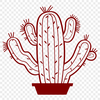 Stunning Desert Plant - Laser Engraver DXF Free Download