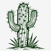 Artistic Desert Plant In SVG Format - Free Download