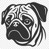 Free Pug Files For Digital Download In DXF Format