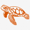 Artistic Sea Turtle In PNG For Free Download