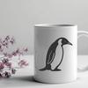 Beautiful Penguin In SVG & PNG