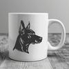 Artistic Doberman Pinscher - Craft DXF