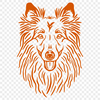 Stunning Shetland Sheepdog Vector Illustration