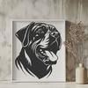 Rottweiler In SVG Format - Free Digital Download, Commercial Use