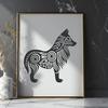 Free Standing Dog Decal