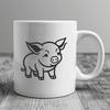 Standing Pig Decal - Free PDF