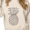 Artistic Pineapple - Laser Engraver PNG Free Download