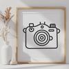 Camera Digital Drawing In SVG, PNG, PDF And DXF Formats