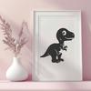 Beautiful Baby Dinosaur - For Sublimation Project