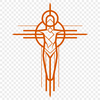 Artistic Crucifix PNG - For Cricut Project