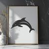 Artistic Dolphin In PNG For Free Download