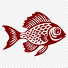 Unique Fish Decal In PDF For Free Download