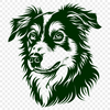 Creative Australian Shepherd PNG - For Procreate Project